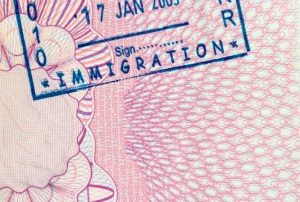 Immigration stamp