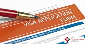 Visa application form