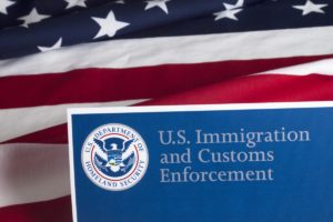 U.S. immigration and customs enforcement paperwork