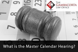 Gavel on top of a calendar